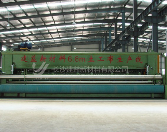 6.6米短纤土工布生产线